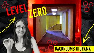 Optical Illusion LEVEL ZERO  Backrooms Diorama [upl. by Airyt67]