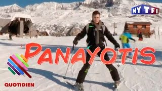 Panayotis fait du ski  Quotidien du 19 janvier 2017  Quotidien avec Yann Barthès [upl. by Hetty]