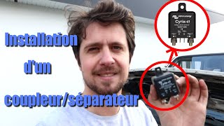 Installation dun coupleur séparateur sur mon Renault Trafic CYRIXct 1224 V 120 A VANLIFE [upl. by Nylinej]