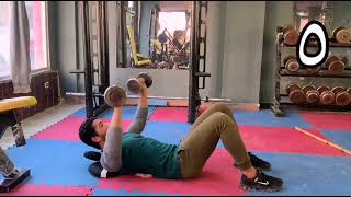 تمرين كامل بالدامبل للجسم كله full body with dumbbell [upl. by Sunev]