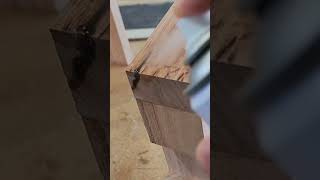 How to fix up a wood split with Starbond superglue and Accelerator Spray Video by decimawoodworks [upl. by Isidoro]