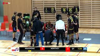 SBL CUPM  Day 14 MASSAGNO vs MONTHEY [upl. by Erdnoed]