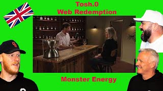 Tosh0  Web Redemption  Monster Energy REACTION  OFFICE BLOKES REACT [upl. by Rawdon]