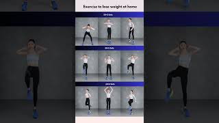 Exercise to lose weight at home🏠 exercise fitness bellyfat exercise weightloss loseweighthome [upl. by Aivun]