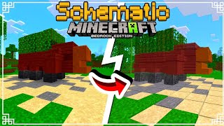 Saiu Addon Schematic Atualizado para Minecraft Bedrock 120 WINDOWS 10 MCPE XBOX PS4 SWITCH [upl. by Eelyrag]