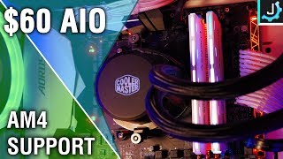 Affordable AIO Liquid Cooler  MasterLiquid 120 Review [upl. by Amihc]