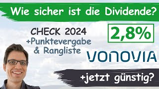 Vonovia Aktienanalyse 2024 Wie sicher ist die Dividende günstig bewertet [upl. by Pontius247]