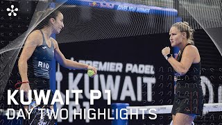 Kuwait City Premier Padel P1 Highlights day 2 women [upl. by Nikolos]