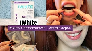 iWhite  Branqueamento review e demonstração antes e depois [upl. by Eggleston]