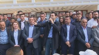 Report TV  Basha në Rrogozhinë Deputetët e ardhshëm do të zgjidhen nga populli [upl. by Ninahs739]