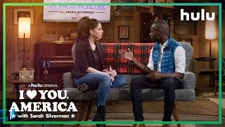 Sarah Silverman Interviews DeRay Mckesson  I Love You America on Hulu [upl. by Ag517]