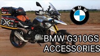 BMW 310 GS FULL ACCESSORIES WITH COST MODIFICATION DETAILS [upl. by Bentley]