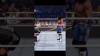 AJ Styles Hit Kendo Stick to Becky Lynchh smackdowlive shortsfeed wwe [upl. by Freberg]