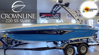 2023 Crownline 220 SS Surf Walkthrough [upl. by Lund]