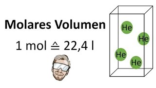 Molares Volumen  Berechnung  Chemie Endlich Verstehen [upl. by Atnim959]