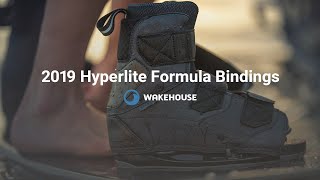 2019 Hyperlite Formula Wakeboard Bindings [upl. by Ydoc]