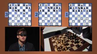 FULL VERSION Magnus Carlsen Blind amp Timed Chess Simul at the Sohn Conference in NYC [upl. by Eedebez]