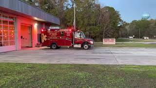 Kingsland GA Engine 41 amp Camden County Life Squad 5 Responding [upl. by Anomar780]