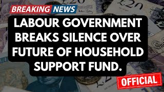 Labour government breaks silence over future of Household Support Fund [upl. by Nerreg]