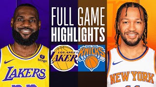 LAKERS at KNICKS  FULL GAME HIGHLIGHTS  February 3 2024 [upl. by Roosnam674]