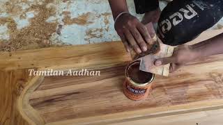 Wood filler aplly  how to wood filler apply putty how to apply wood filler on stainer [upl. by Bledsoe]