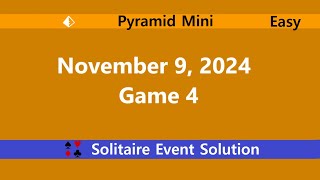 Pyramid Mini Game 4  November 9 2024 Event  Easy [upl. by Mic]