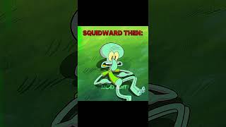 Squidward Now Vs Squidward Then 💀🥶🔥 Shorts Squidward Spongebob Cartoon Edit Capcut [upl. by Aidnama817]