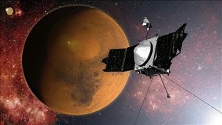 NASAs Maven Spacecraft Arrives in Mars Orbit [upl. by Sillihp643]