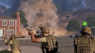 ArmA 3  Suburban Zombie Siege [upl. by Clayborn446]