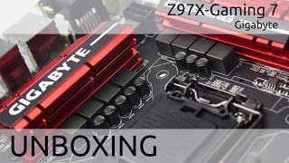 Gigabyte Motherboard Z97XGaming 7 Unboxing [upl. by Weed]