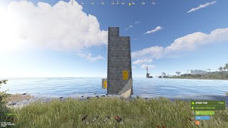 I built a farm tower in Rust [upl. by Latrell]