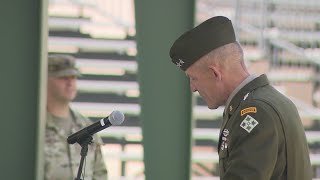 Fort Carson 4th Infantry Division renames headquarters [upl. by Nove]