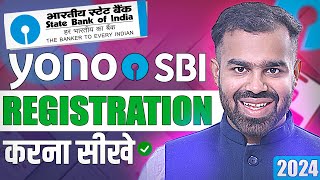 Yono SBI Registration 2024  SBI Yono New Registration  SBI Mobile Banking Activation [upl. by Pliam]