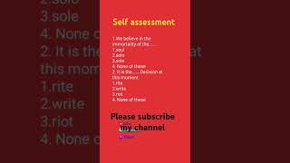 choose the correct word  English practice test self assessmentspokenenglishvocabulary trending [upl. by Ived]