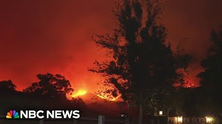 California battles massive fire as nation faces dangerous heat wave [upl. by Iamhaj]