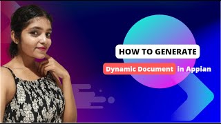 Generate PDF in Appian  Process Model  Dynamic Document  Appian  Low Code  BPM [upl. by Zapot]