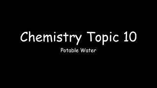 Potable Water  GCSE Chemistry 91 [upl. by Seaman103]