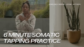 6 MINUTE SOMATIC TAPPING PRACTICE for nervous system regulation 🧠✨🧘🏽‍♀️ [upl. by Alcina644]