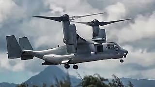 V22 Osprey TiltRotor Aircraft In Action • Compilation [upl. by Roux]