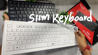 Best Slim Low Profile chiclet keyboard Under 500 Quantum QHM7307Zebronics Zeb DLK01 [upl. by Warring]