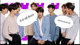 bts hindi dubbed funny 2021\try not smile challeng  gone funny [upl. by Ardnosal806]