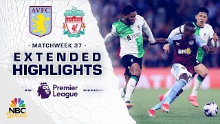 Aston Villa v Liverpool  PREMIER LEAGUE HIGHLIGHTS  5132024  NBC Sports [upl. by Nothsa]