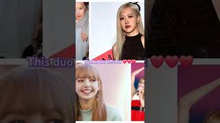 This duo is the best blackpink BLACKPINK lalalalisam jennierubyjane rosesarerosie [upl. by Harrison]