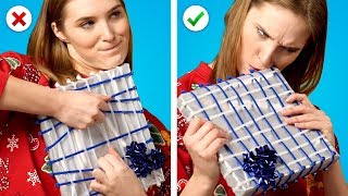 8 Christmas Pranks Mean Gift Wrapping Ideas and Funny Pranks [upl. by Julis]