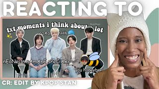 TXT Reaction  TXT MOMENTS I THINK ABOUT A LOT Compilation [upl. by Eirrol]