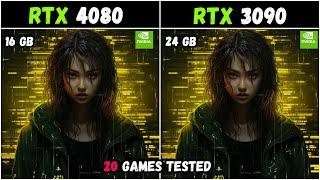 RTX 3090 VS RTX 4080 10 games tested at 1080p  2k  4k [upl. by Adnawak]