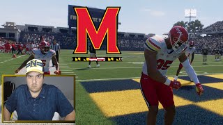 Maryland Tries To Stop The Navy Flexbone Offense College Football 25 Campus Tour Redemption [upl. by Elleivad]