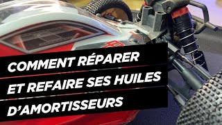 TUTO  Comment changer lhuile damortisseur de sa RC [upl. by Ffej802]