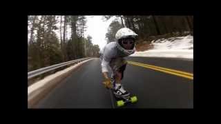 Landyachtz Evo Comming down the Mountain [upl. by Ayram]