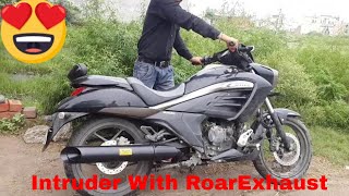 Suzuki intruder 150 exhaust modification By Roar Exhausts [upl. by Laraine21]